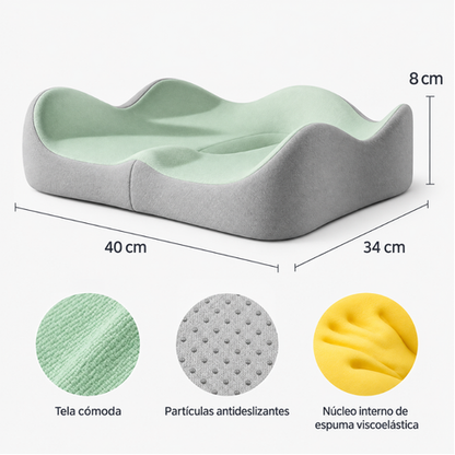 CloudSit – Cojín ergonómico de espuma viscoelástica